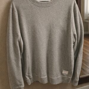 Quiksilver Men's Classic Gray Crewneck Sweater
